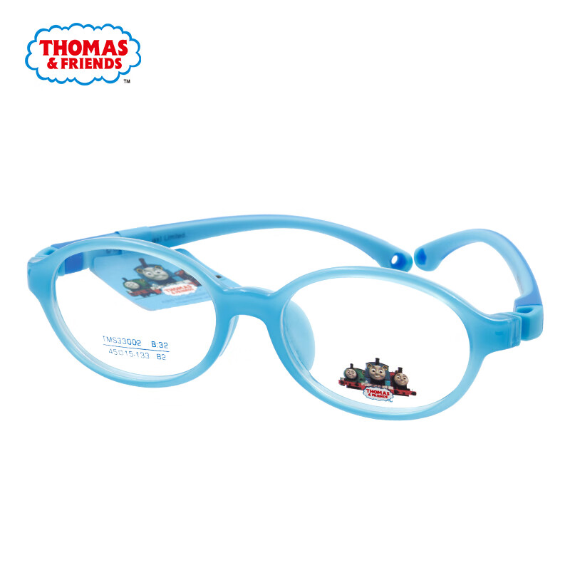 托马斯&朋友眼镜框儿童近视眼镜架TMS33002 B2+蔡司小乐圆1.59镜片 2128元（需用