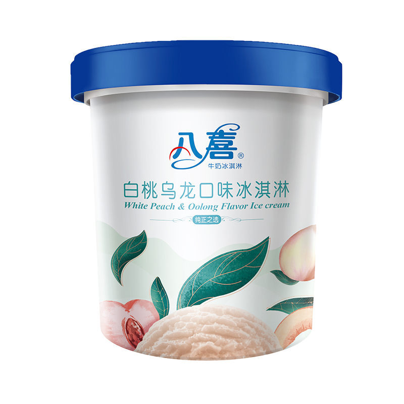 PLUS会员：八喜 冰淇淋 白桃乌龙口味 550g*4件 53.24元（合13.31元/件）