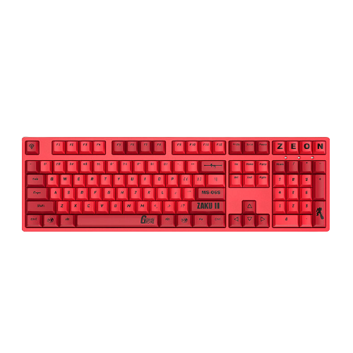 ikbc MS-06S 扎古 108键 有线机械键盘 红色 Cherry红轴 无光 249元（需用券）