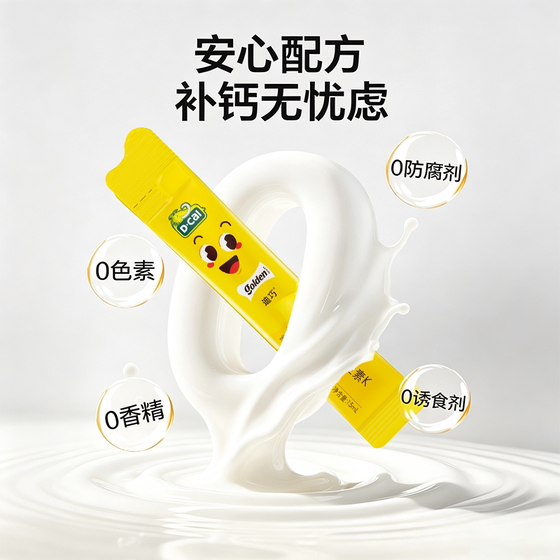 迪巧 小黄条 婴幼儿液体钙 柠檬味10ml*20条/2盒 129.56元正文更低价106.16元 - 线报酷