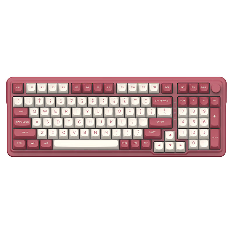 REDRAGON 红龙 KS99 98键 2.4G蓝牙 多模无线机械键盘 白红 龙吟轴 RGB 219元（需用券）