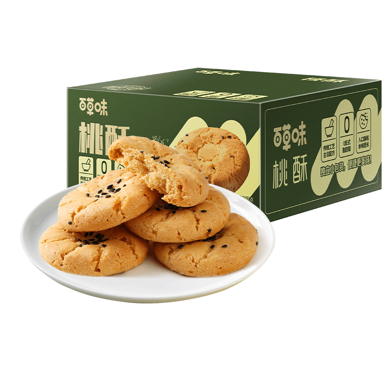 百草味 桃酥500g 6.89元(需领券)