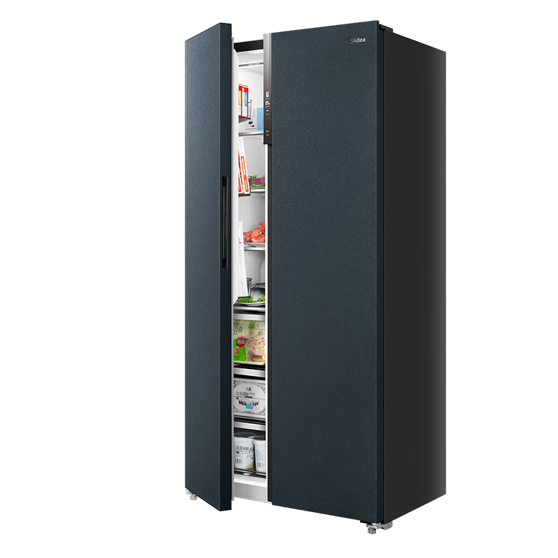 PLUS会员：Midea 美的 M60系列 525升 对开门平嵌净味电冰箱变频一级能效MR-551WUK