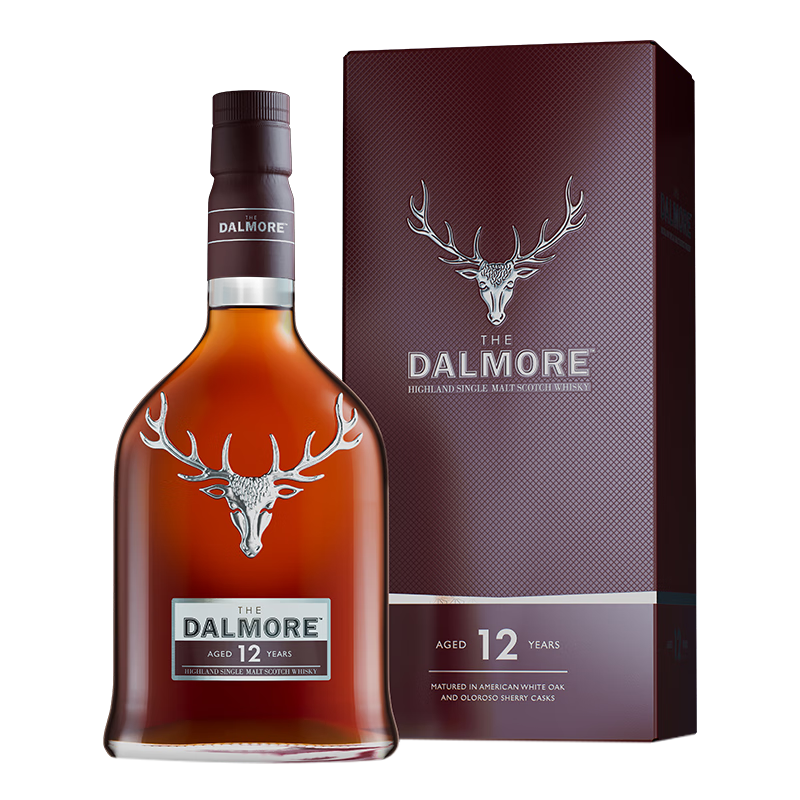 再降价、PLUS会员、京东百亿补贴：DALMORE 大摩 12年 苏格兰单一麦芽威士忌 70