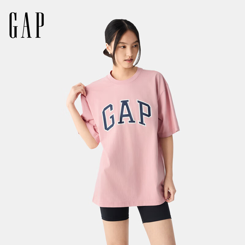 Gap 男女装 经典logo圆领短袖T恤 725616 92元（需用券）