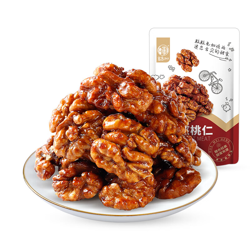 华味亨 琥珀核桃仁100g/袋（坚果系列任选10件） 2.85元（需买10件，需用券）