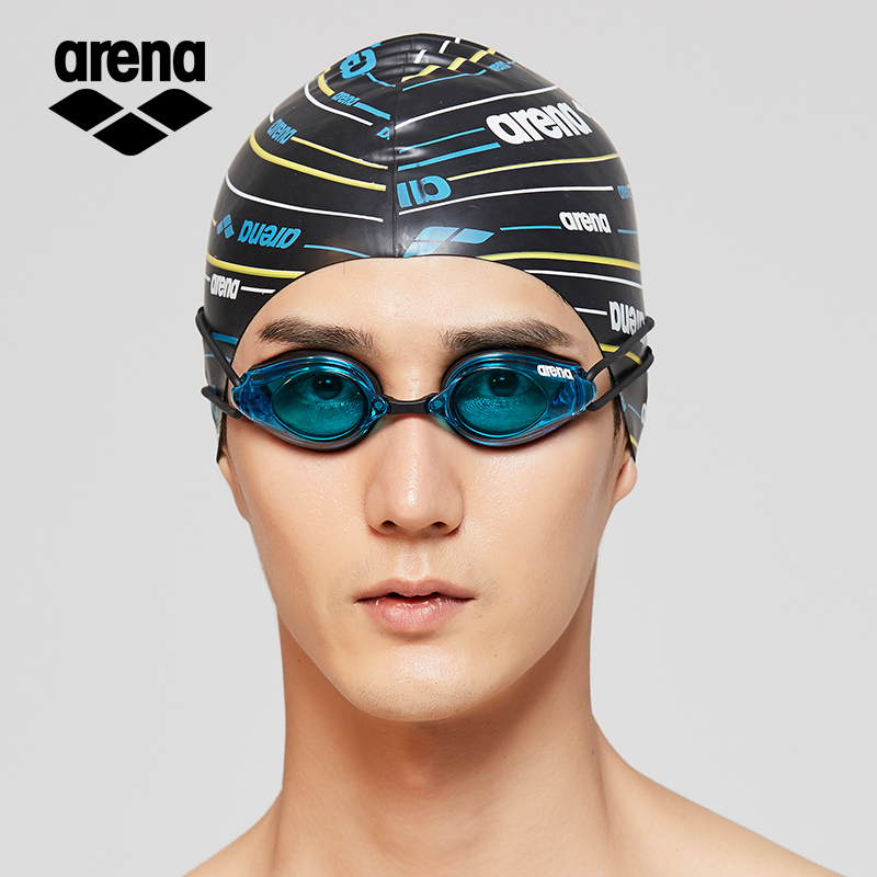 arena 阿瑞娜 泳镜 进口竞速款高清防水防雾专业比赛训练游泳眼镜 低水阻游