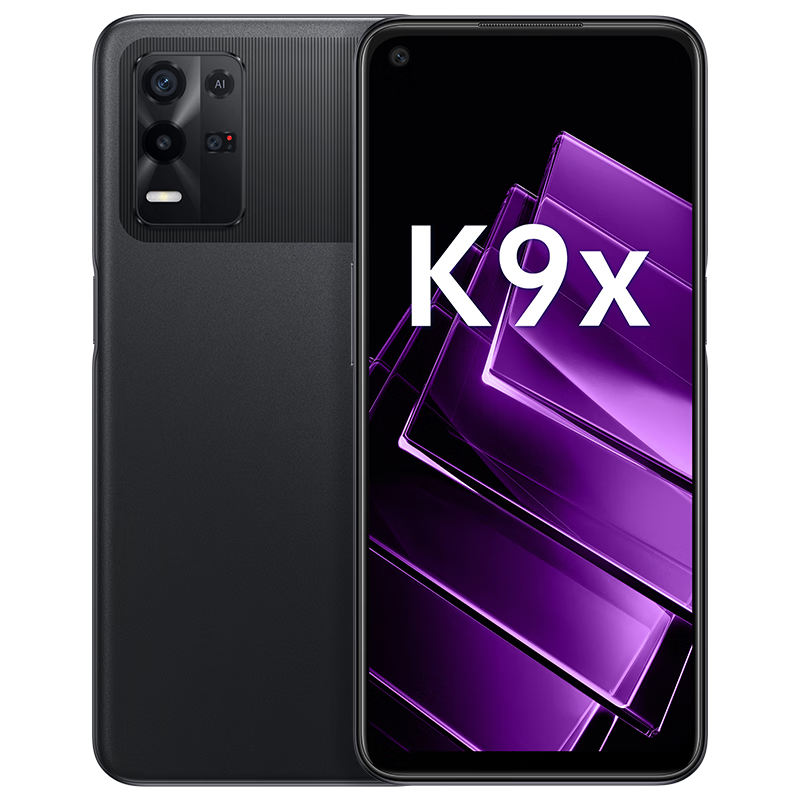 OPPO K9x 8GB+256GB 黑曜武士 天玑810 5000mAh长续航 90Hz电竞屏 6400万三摄 5G手机 878