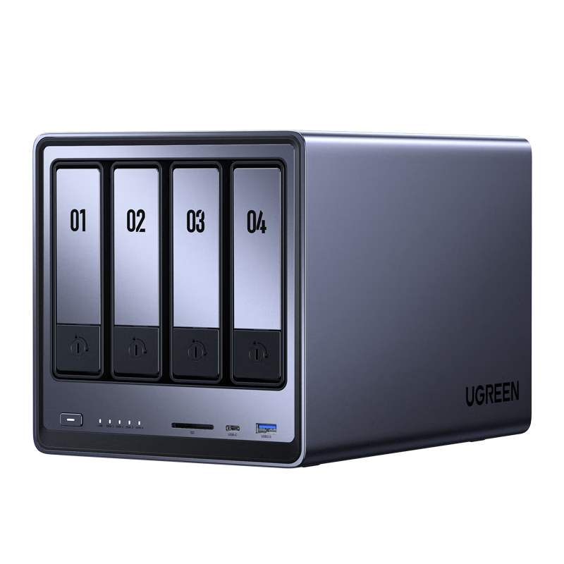 国家补贴:绿联 私有云DXP4800 Plus 16G内存四盘位NAS网络存储 2578.06元