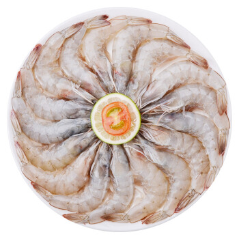海买 鲜京采 厄瓜多尔白虾1.5kg/盒 特大号20-30规格 单冻 年货礼品 69.9元