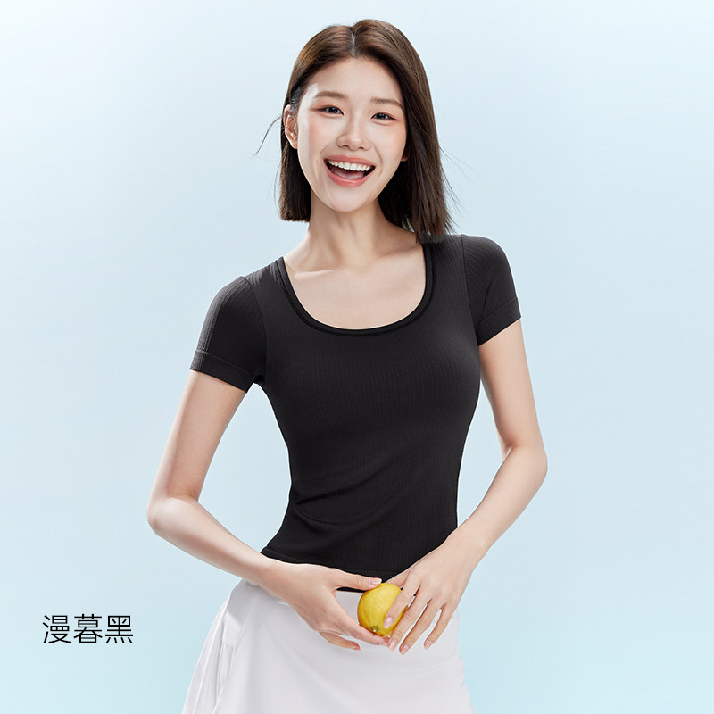 MISSWISS 免穿文胸一体式 女士T恤 29.9元（需用券）