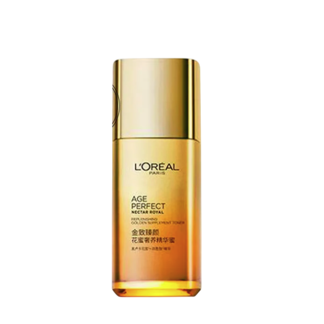 L'OREAL PARIS 欧莱雅金致臻颜花蜜奢养精华蜜精粹水65ml新老随机发货 38.9元