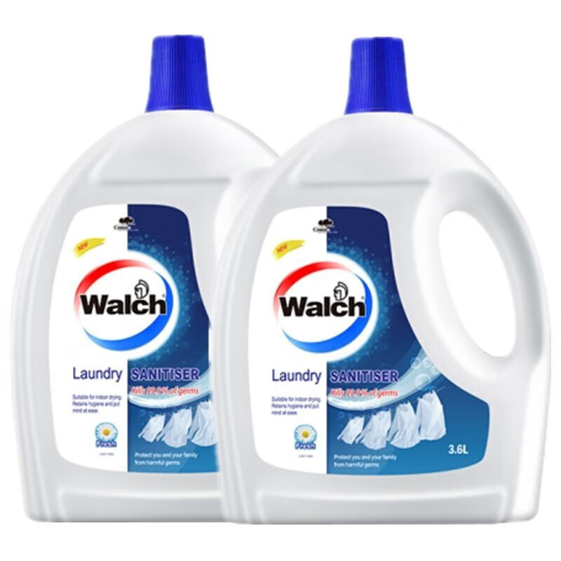 Walch 威露士 衣物除菌液消毒液 3.6L*2瓶 46.94元（需买2件，需用券）