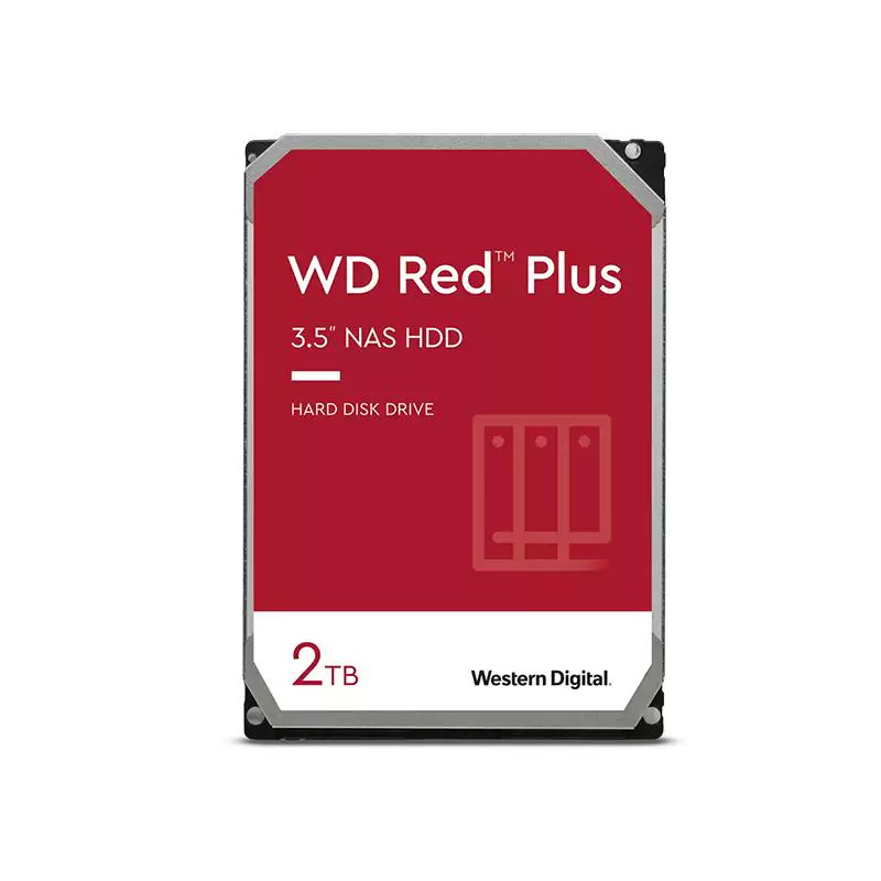 西部数据 WD西部数据机械硬盘4T红盘Plus NAS硬盘RAID服务器 6T 8T 10T 12T ￥519.55