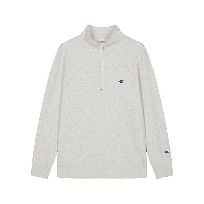 移动端：Champion 冠军半拉链翻领卫衣男2025秋季立领上衣女休闲半开襟 349元