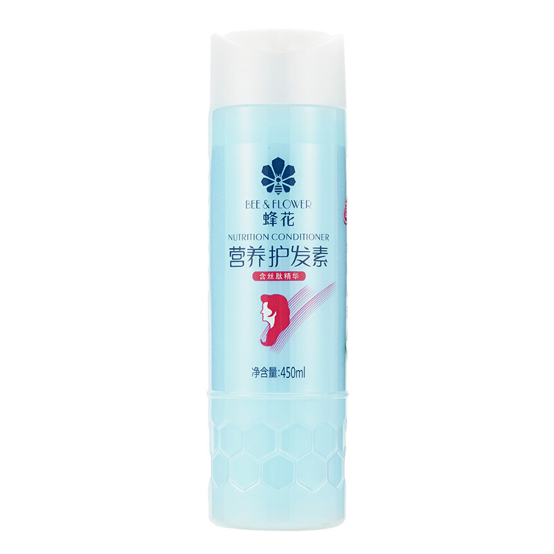 蜂花 丝肽精华柔亮营养护发素 450ml 5.36元