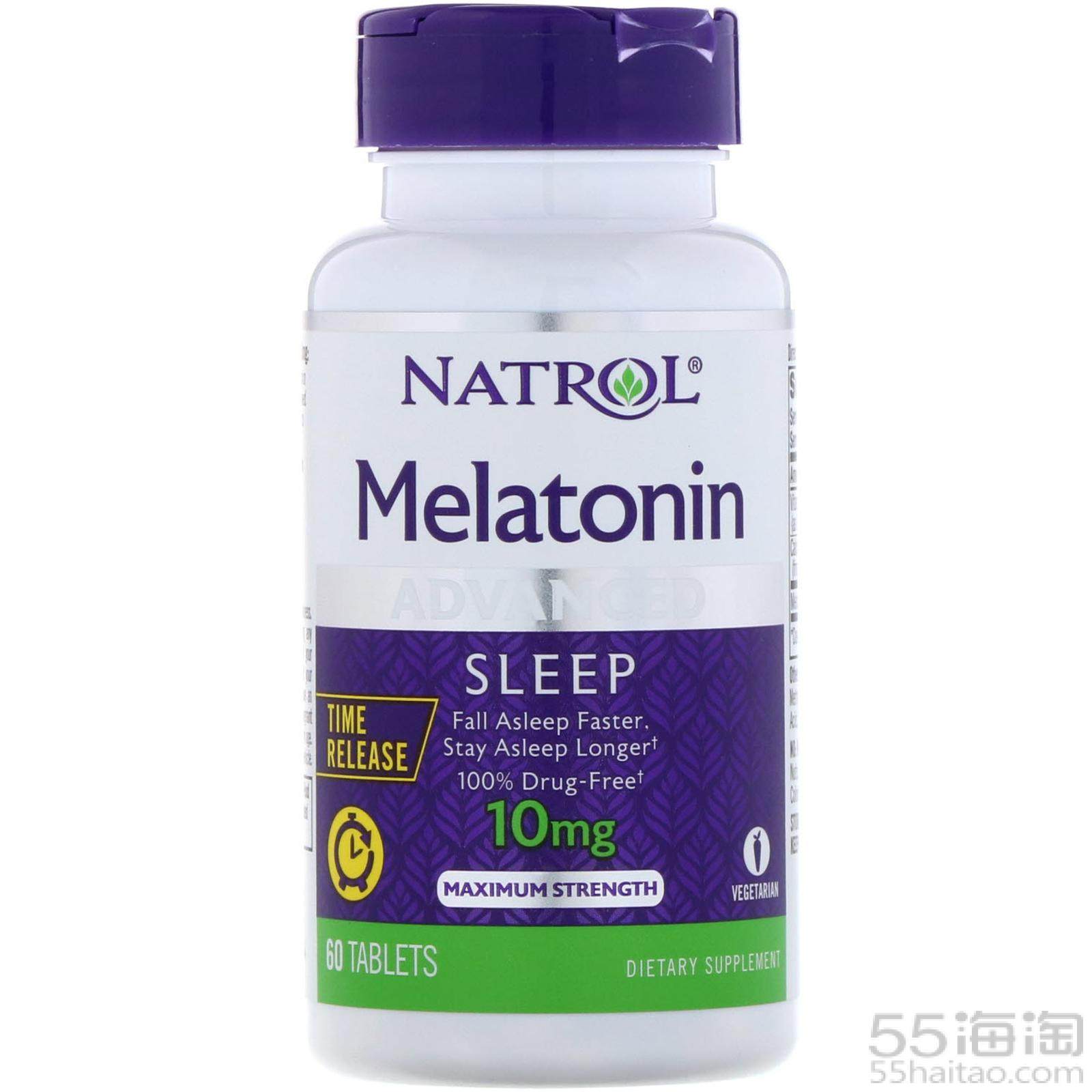 Natrol 褪黑素10mg 60粒 9 64 约68元 Iherb 逛丢 实时同步全网折扣