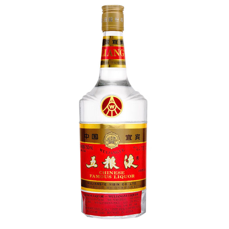 WULIANGYE 五粮液 晶质长城版 浓香型白酒 52度 750ml 1238元包邮（需用券）