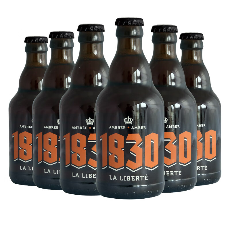 Trappistes Rochefort 罗斯福 精酿啤酒 精酿尝鲜 1830琥珀啤酒 330mL 6瓶 组合装 49.9