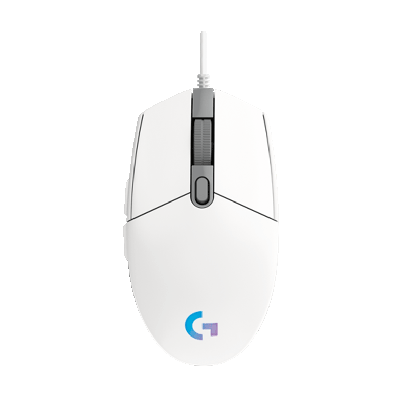 PLUS会员：罗技（G）G102二代游戏鼠标 黑色/白色 76.2元