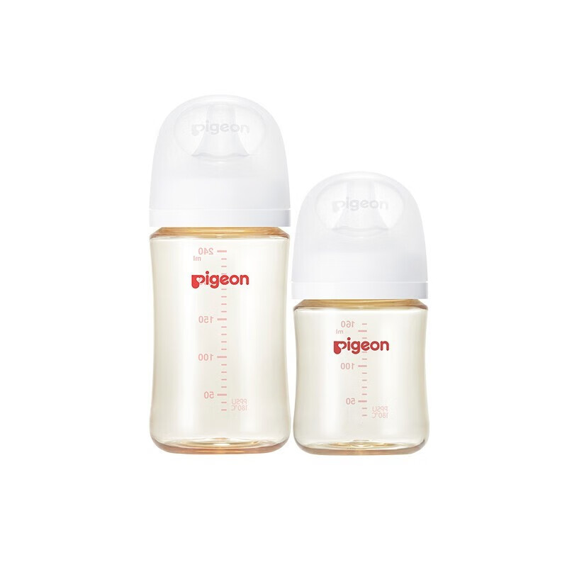 贝亲 婴儿宽口径PPSU奶瓶组合装160ml +240ml 134.8元包邮(需用券)