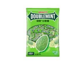 京东百亿补贴、plus会员:绿箭(DOUBLEMINT)口香糖 原味薄荷味约100片/袋 零食糖