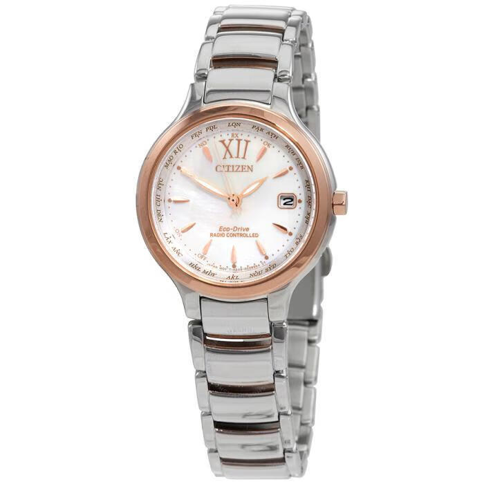 CITIZEN 西铁城 光动能贝母盘钢带女表 EC1174-84D 2056元（需用券）