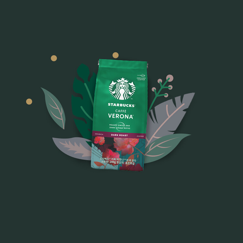 88VIP：STARBUCKS 星巴克 深度烘焙弗罗娜研磨咖啡粉200g*1袋 1件装 33.8元（需用