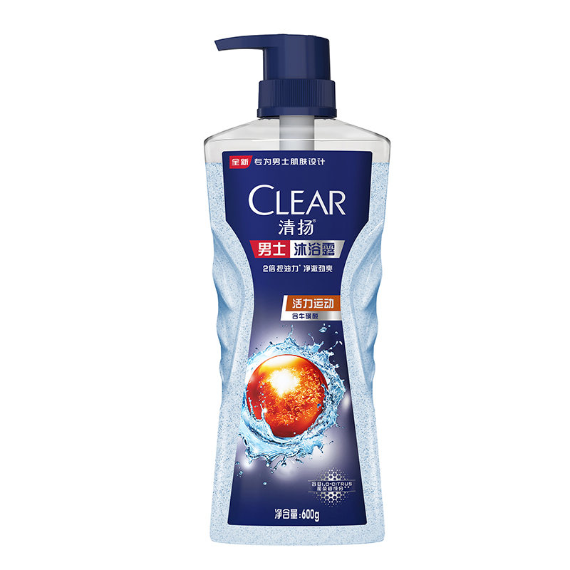 CLEAR 清扬 男士平衡控油沐浴露 活力运动 600g 28.72元