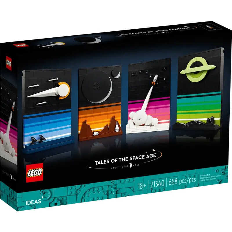有券的上、京东百亿补贴：LEGO 乐高 Ideas系列 21340 太空时代的故事 254.12元（需用券）