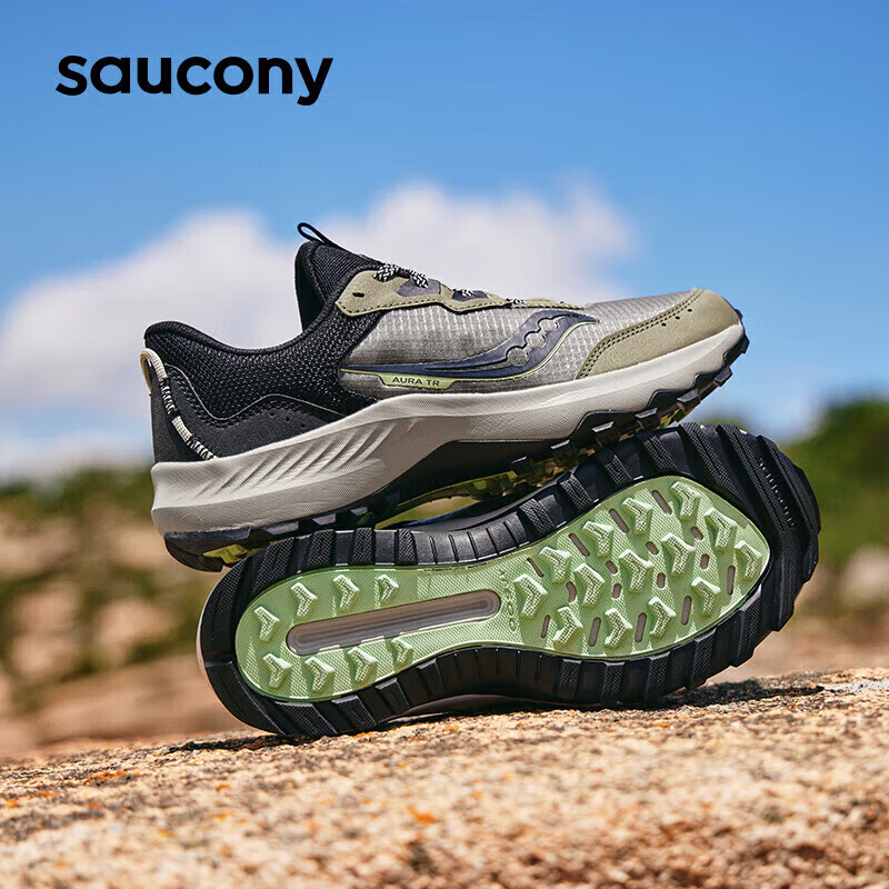 saucony 索康尼 奥拉 男款越野跑鞋 S20862-15 399元包邮
