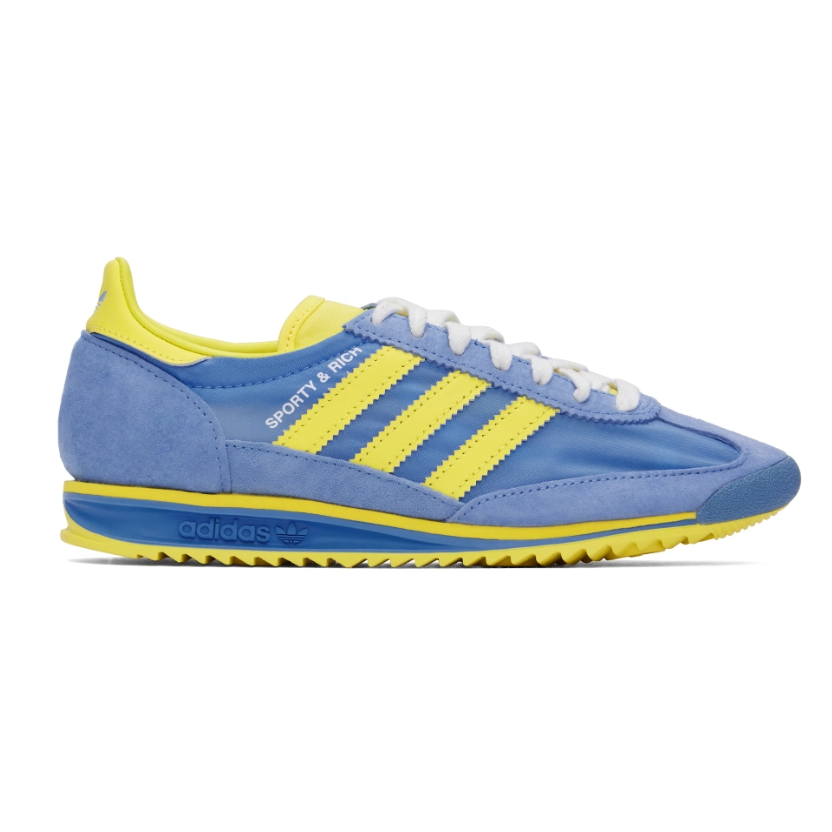 新晋爆款王！Sporty & Rich X adidas 合作款 SL72 运动鞋 $90（约652.1元）