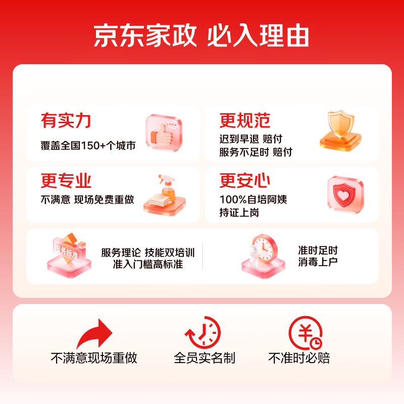 京东家政 3小时日常保洁 消毒升级 上门服务 86.4元 - 线报酷