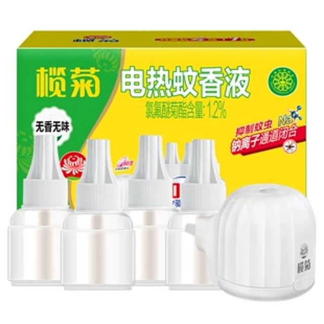 榄菊 电热蚊香液 4液1器 12.72元（需用券）