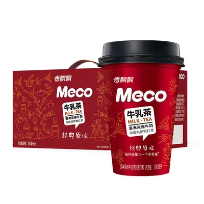 88VIP：香飘飘 Meco茶饮料牛乳茶300ml*6杯 返后24.2元包邮(29.2元+返5元猫超卡)