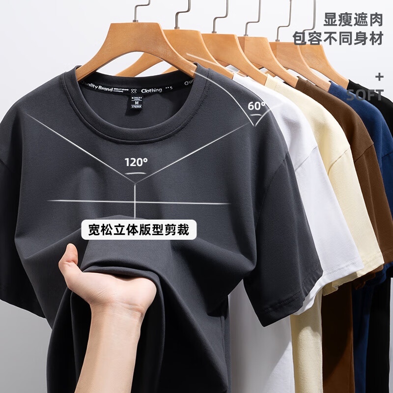 回力 220g重磅100﹪纯棉t恤 男女同款(多色可选) 39.9元(合19.95元/件)