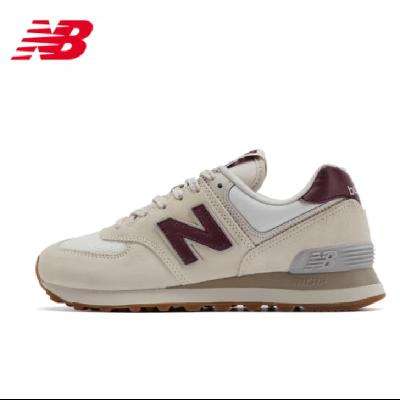 27日20点：NEW BALANCE NB574 官方休闲鞋女鞋复古舒适轻便 WL574RCF运动鞋 米白色 4