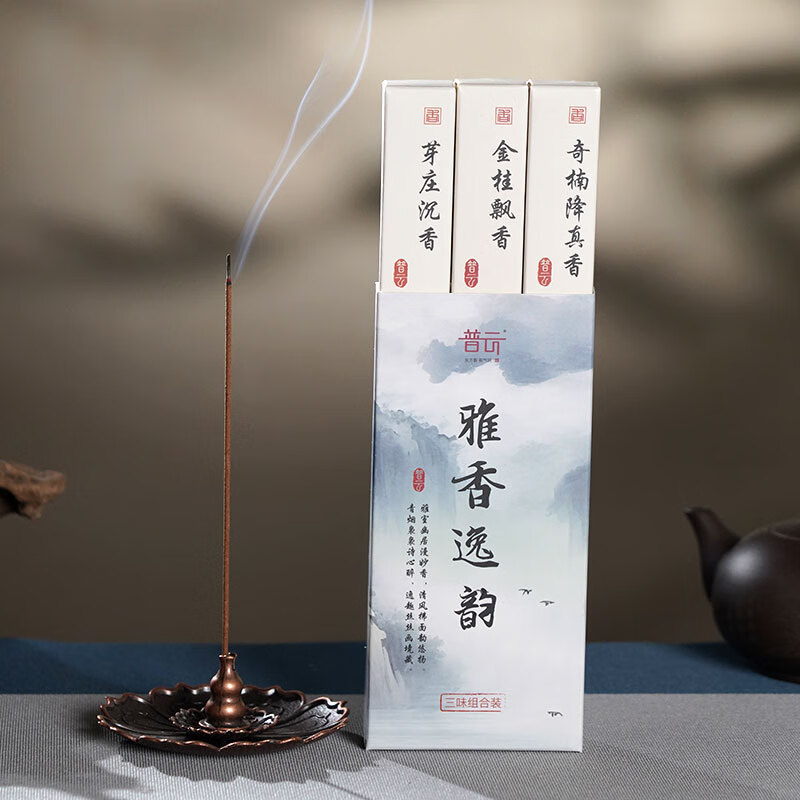 普云 桂花香线香 檀香芽庄+沉香金桂+降真香 3味/约200支/共 90g 27.42元 - 86线报