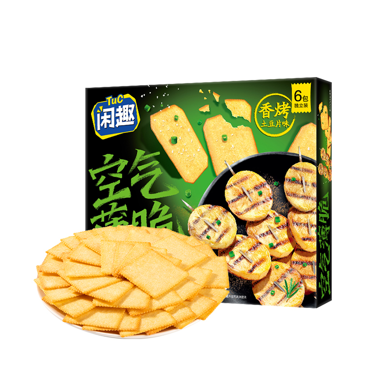 Tuc 闲趣 韧性饼干 香烤土豆片味 180g*1盒 12.26元