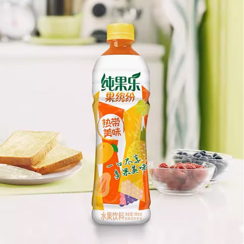 pepsi 百事 可乐果缤纷热带美味PET瓶450ml*15 29.9元