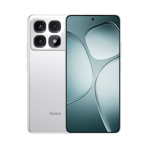 PLUS会员、限地区：小米 Redmi K70 至尊版 天玑9300+ IP68 12GB+256GB 晴雪白 5G手机 1