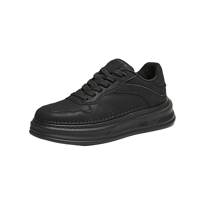 他她 2025秋舒适百搭休闲男鞋板鞋VQM01CM5 黑色 40 143元（需买2件，需用券）