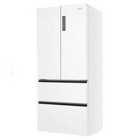 预售、PLUS会员：Haier 海尔 BCD-510WGHFD59WVU1 法式多门超薄嵌入式冰箱 510L 白色 