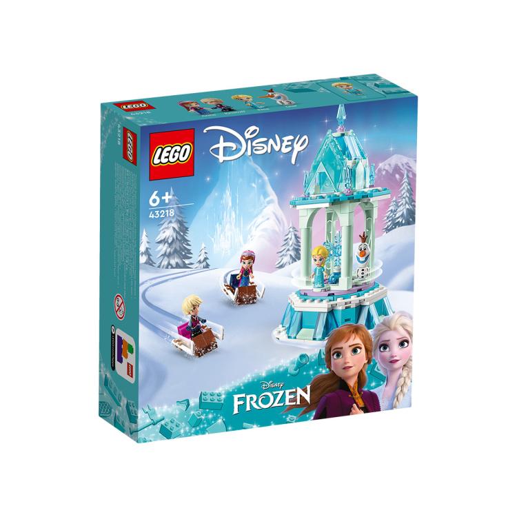 LEGO 乐高 冰雪奇缘系列 43218 安娜和艾莎的旋转宫殿 119元