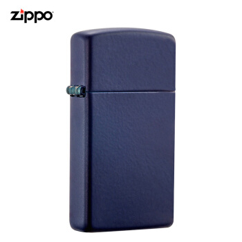 ZIPPO 打火机 纤巧海蓝哑漆 哑漆1639 打火机 防风火机 193元