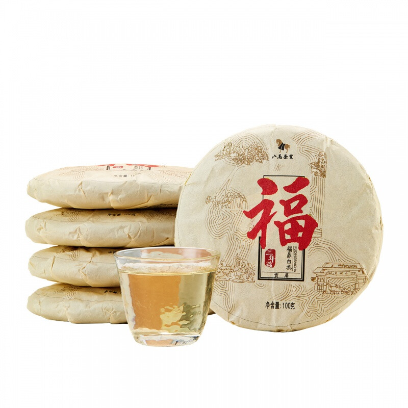 bamatea 八马茶业 福鼎白茶 2饼 49.6元（需用券）