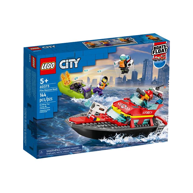 乐高 City城市系列 60373 消防救援船 135元