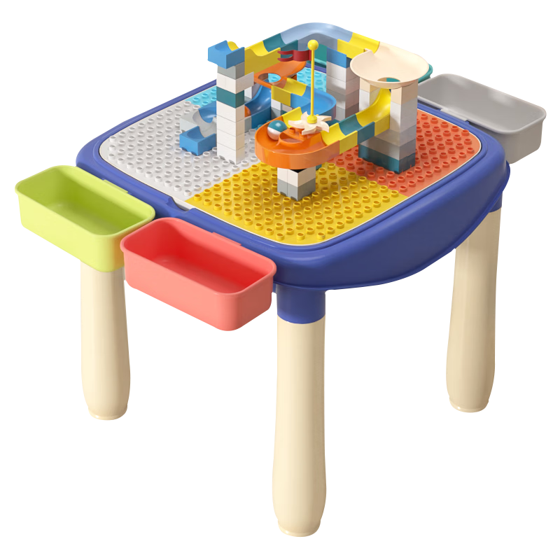 澳乐（AOLE-HW）儿童积木桌多功能桌+85颗粒积木 69.97元（需凑单）