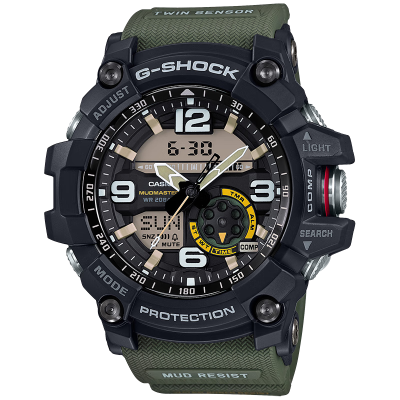 CASIO 小泥王 G-SHOCK 陆地系列 55.3毫米电子腕表 GG-1000 1160元（需用券）