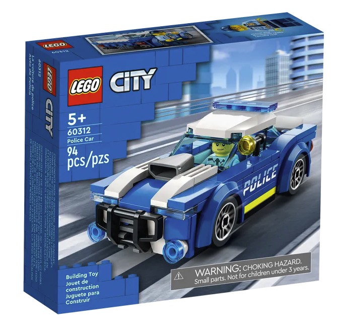 LEGO 乐高 City城市系列 60312 警车 61.75元